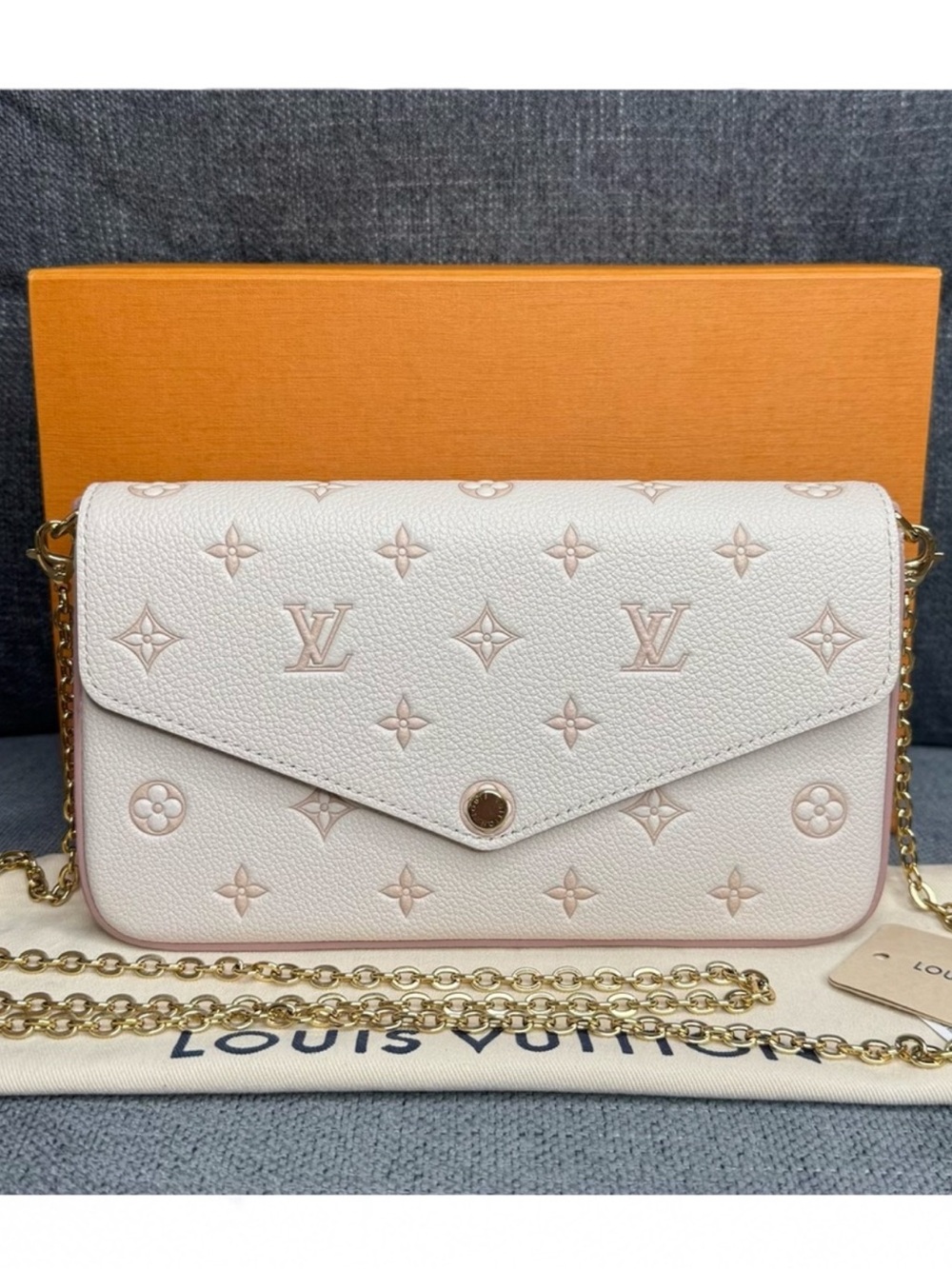 Louis Vuitton pochette Felicie monogram bicolor EDEN limited edition